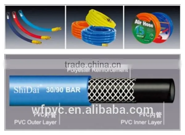 6mm 9mm pvc and rubber Oxyen Acetylene twin hose,pvc and rubber mono-hose,green and red twin welding hose for air