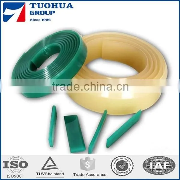 Green Silk Screen Polyurethane Squeegee,CD DVD Squeegee,PU Squeegee Rubber Squeegee