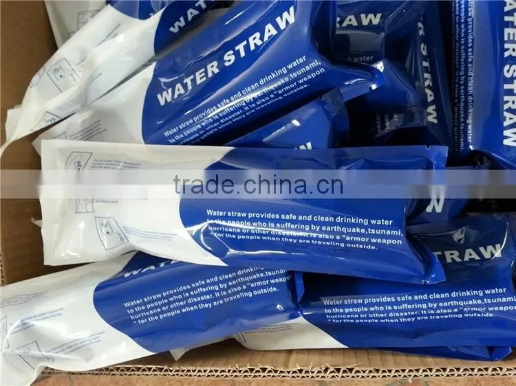 Personal mini water purifier filter for outdoor activities