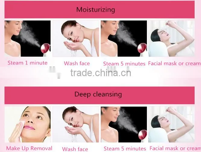Nano Ionic Facial Steamer home use electric facial steamer portable facial steamer