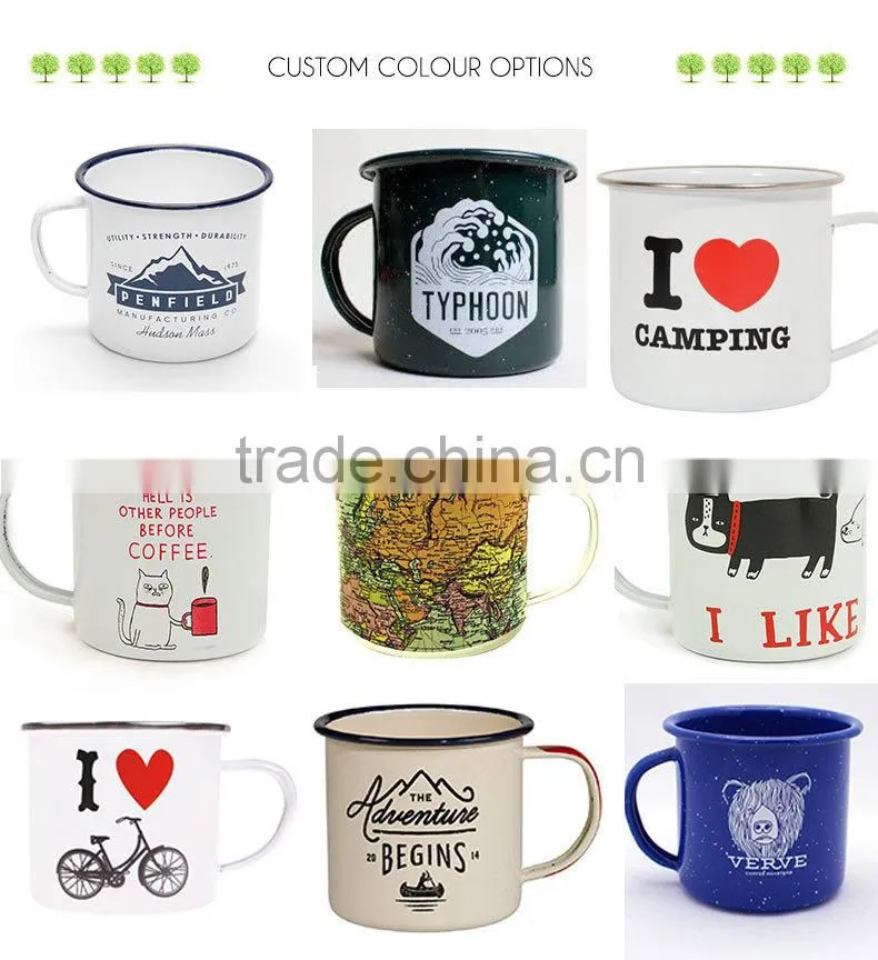 enamel mug