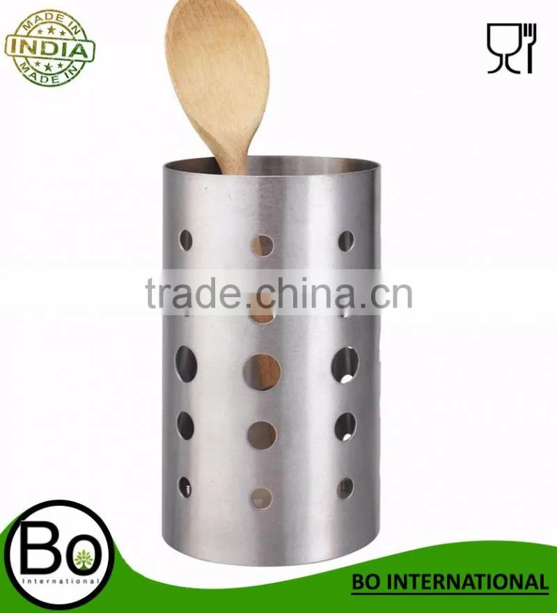 Stainless Steel Utensils Stainless Steel Metal Kitchen Cutlery Holder