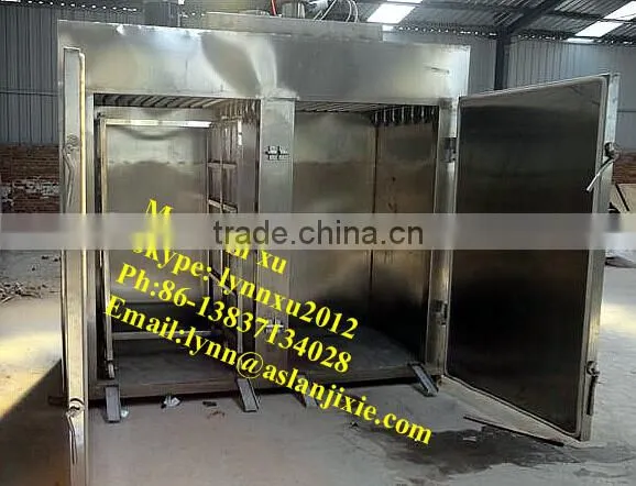 chicken meat smoker /sausage smoking machine/automatic fish smokehouse