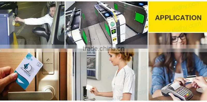 13.56MHz plastic RFID key card with various artwork