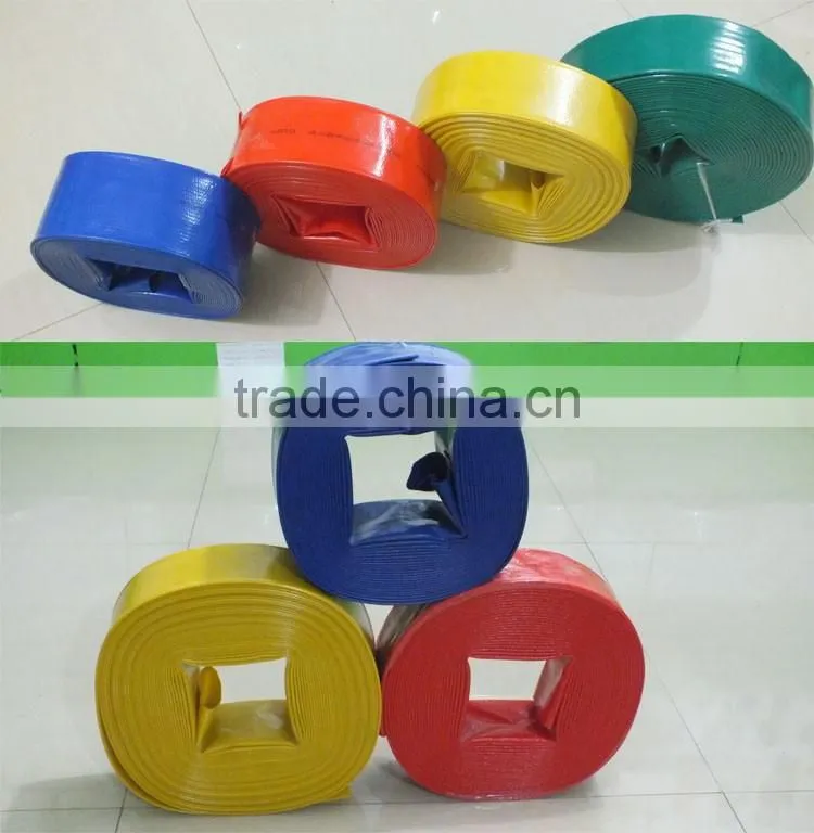 High pressure flexible hose pvc irrigation lay flat hose
