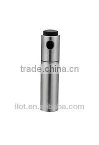 iLOT stainless steel press and measure oil and vinegar dispenser