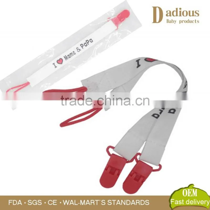 Wholesale Custom Funny Baby Soother Pacifier Dummy Clip