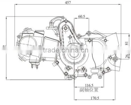2016 most cost effective zongshen engine 100cc