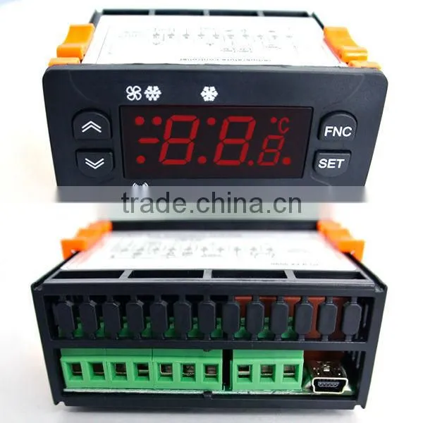 Digital Microcomputer Refrigeration Temperature Controller Compressor Defrost Fan + NTC PTC Probe type