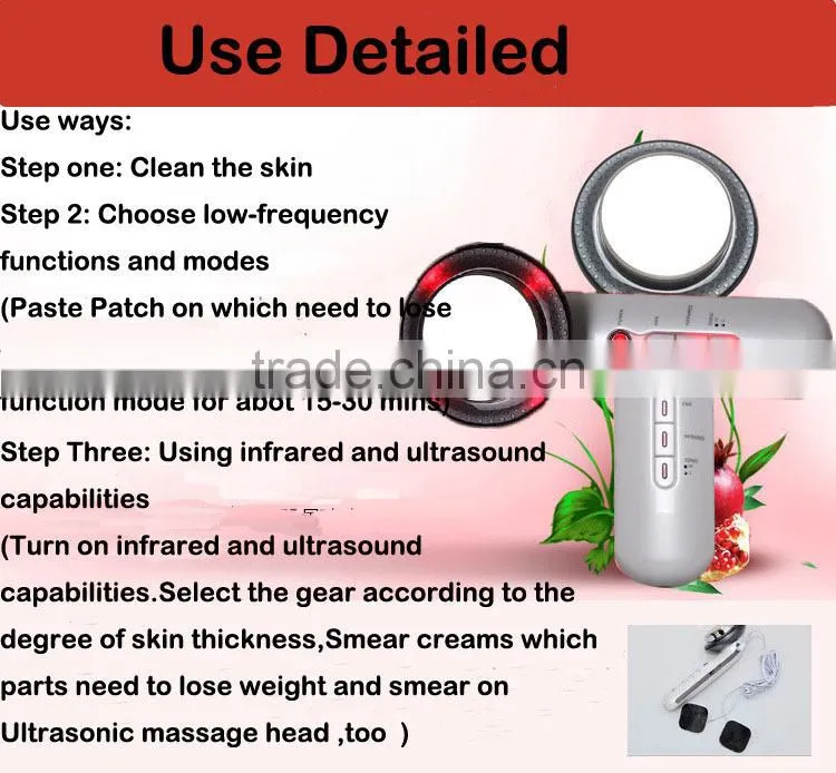 2017 Multi-Functional Portable body massage slimming machine, laser fat burning EMS machine