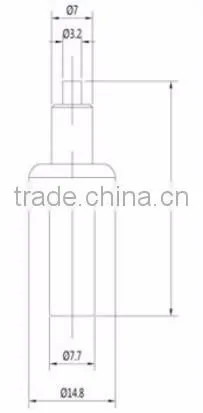 Wax thermostatic sensor element EN1111 TU-CGQ-012