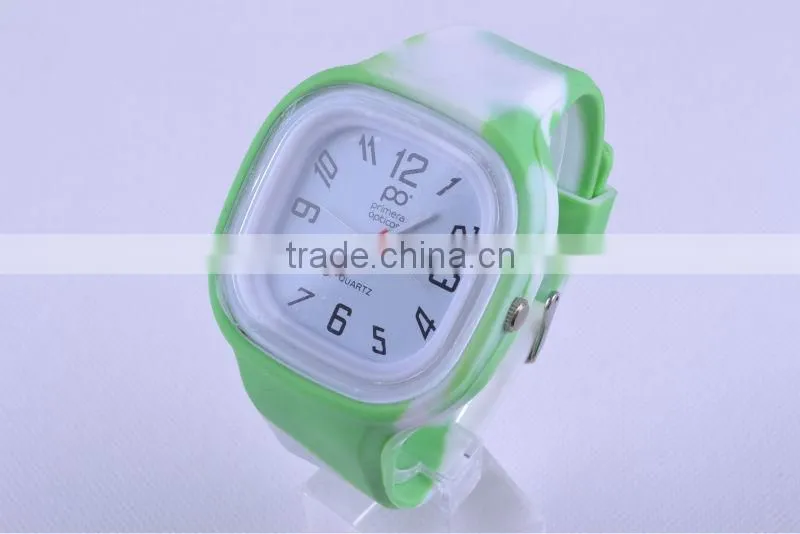 Charm healthy graceful harmless non toxic silicone wristwatch