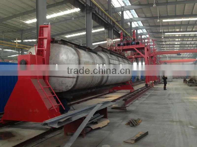 china carbon steel 40m3 liquid chemical tanker semi trailer