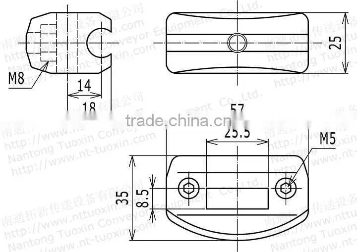 TX-121 C-Adjustable Single Clamp Guide-Rail Clamps