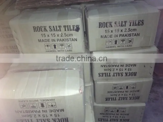 Rock salt tiles/ Himalayan Salt Bricks/ Natural Salt Blocks/Animal Licking Salt