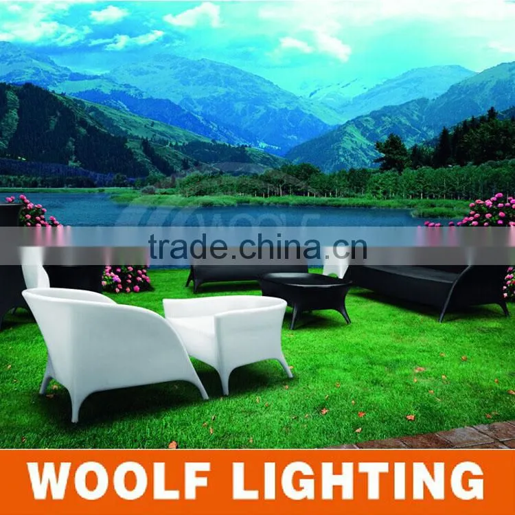One-Three Seat Illuminated LED Leisure Sofa for Living Room and Coffee Shop