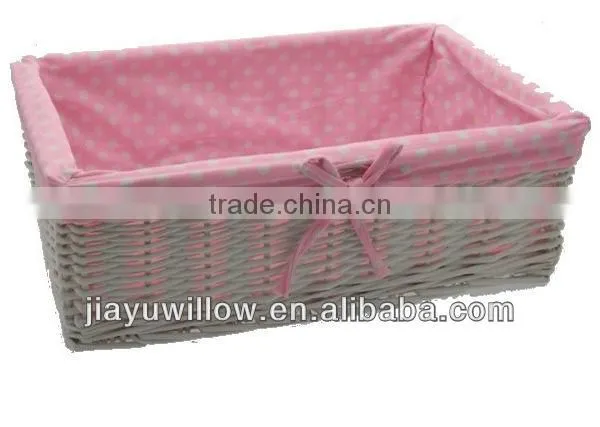 Manufacture Lidded Water Hyacinth Basket (Large/Medium/Small)