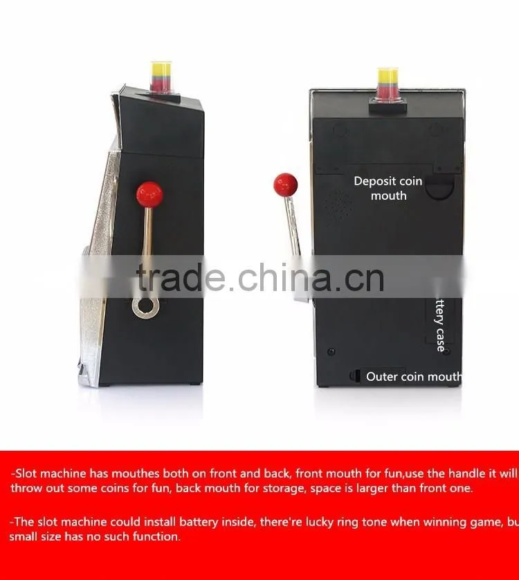 Creative Slot Machine Design Funny Money Box, Household Lucky Slot Machine Decorative Gift Piggy Bank For Wholesale
