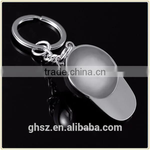 Custom factory price promotional gifts cap shape metal keychain zinc alloy hat keyring wholesale