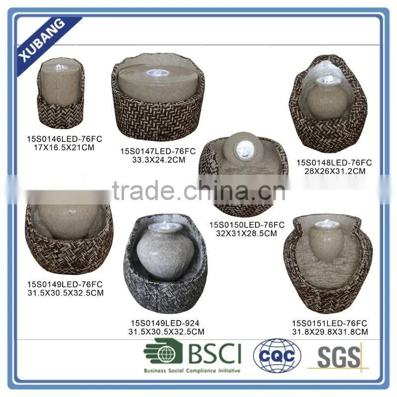 Marble sphere water fountain sale nature rocky outdoor fountain