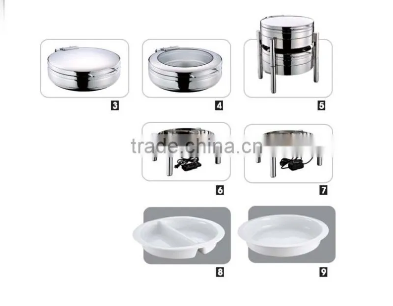 Indian Chafing Dishes/4L GN1/2 Kitchen Equipment Indian Stainless Steel Chafing Dishes