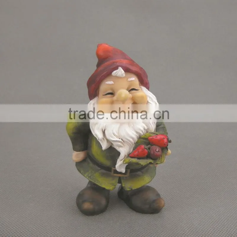 Polyresin Garden Gnome Figurine,Unique Resin Small Garden Dwarft,Dwarft Statues