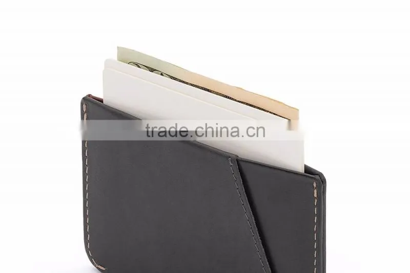 genuine cowhide Leather Micro Sleeve Wallet