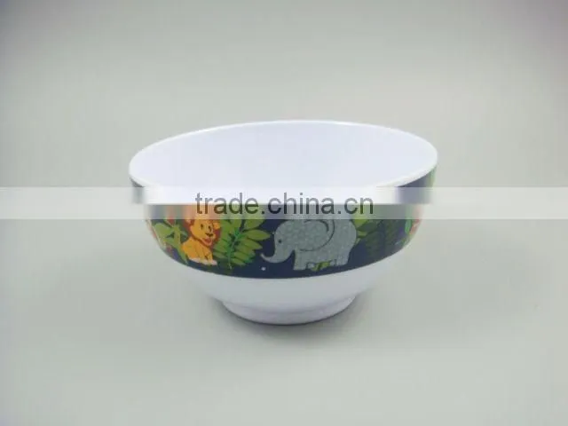 2015 new design safety food grade melamine kid children bowl children dinnerware