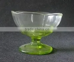 Clear pretty glass Ice cream cup ice cream maker cup