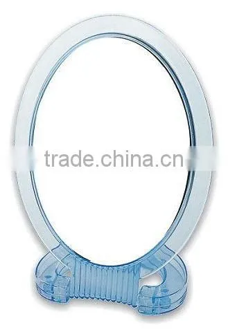 Rectangular transparent & double love Cosmetic Mirror with the disk