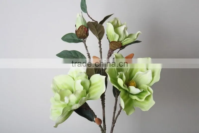 Elegant Decorative Artificial Magnolia Flower for Wholesale Direct Selling