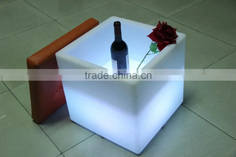 Modern led illuminated bar cabinet, wine racks, ice bucket