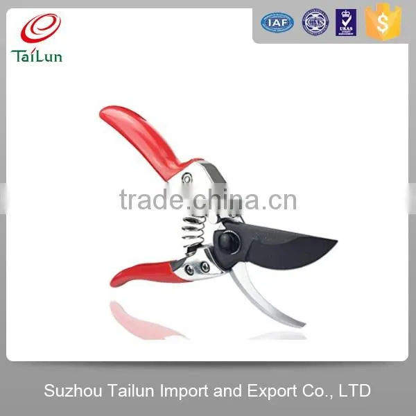 plastic handle stainless steel blade cordless pruner bonsai scissors