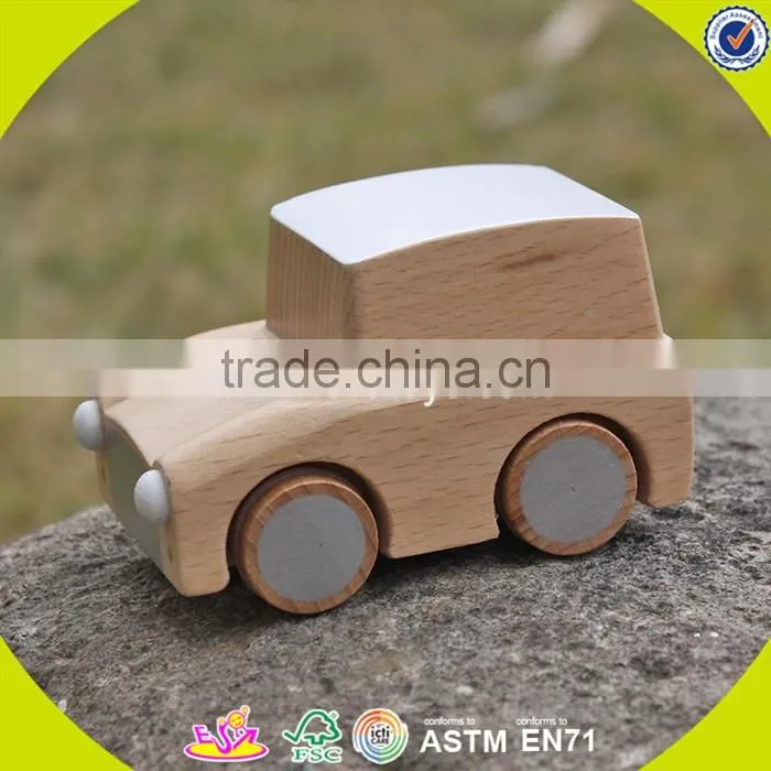Wholesale hot baby wooden train blocks toy diy creative kids wooden train blocks toy W04A067