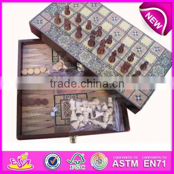 2015 New and popular wooden chessboard toy for kids,latest wooden toy chessboard for children,wooden chessboard toy WJ277080