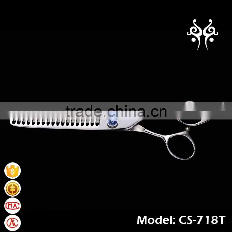 6inch japanese stainless steel pet grooming scissors with opposing handle