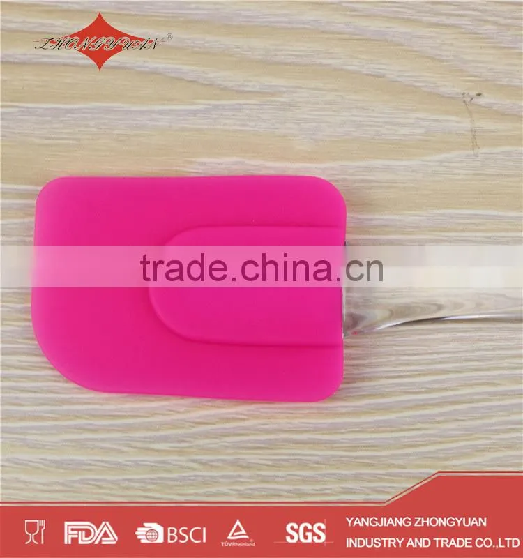 solid color silicone spatula for bakery tools