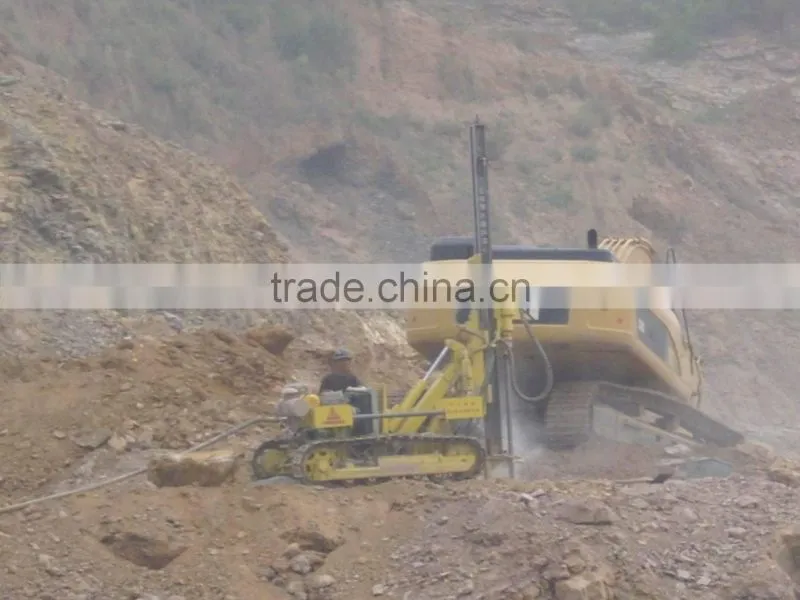 2014 High Quality blast hole rig KY100, crawler drilling rig from China
