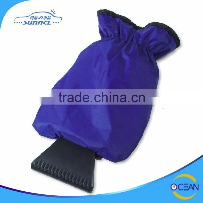 Popular Well Sold Economic Cheap Price Plastic Car Ice Scraper Glove