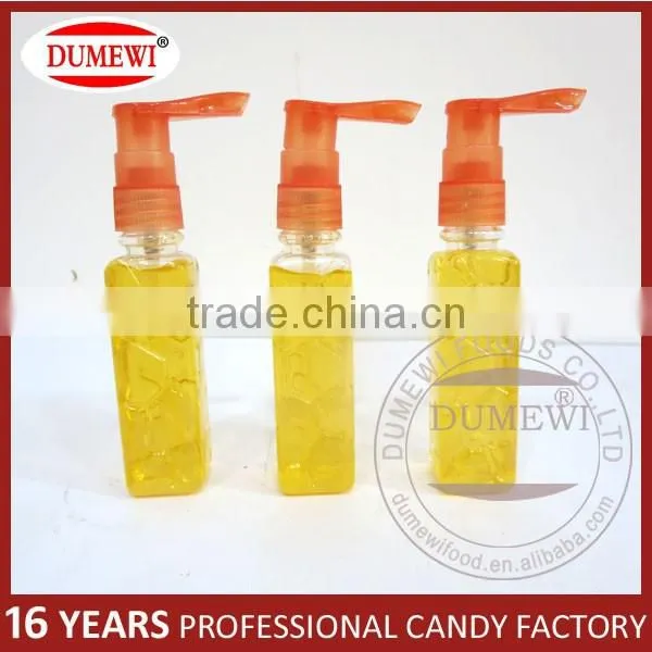 Halal Square Bottle Sour Fruit Liquid Spray Candy Drink