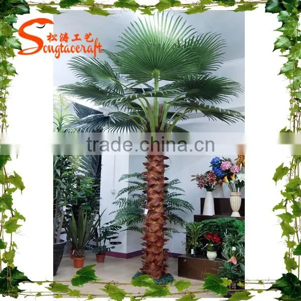 Gaungzhou Songtao supplier artificial palm tree fake plame tree fiberglass artificial palm tree