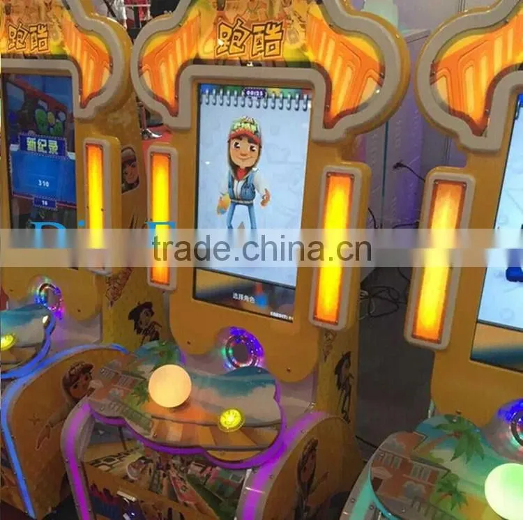 Hottest 2016 new kids subway runing cool coin operated game machine