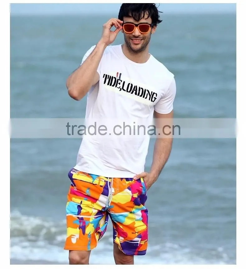 Wholesale Breathable colorful beach shorts mens