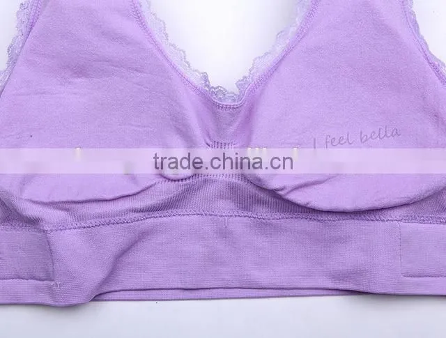 Sports Underwear Women Munafie Japan Underwear Girls High Quality Fitness Seamless Vest Bra