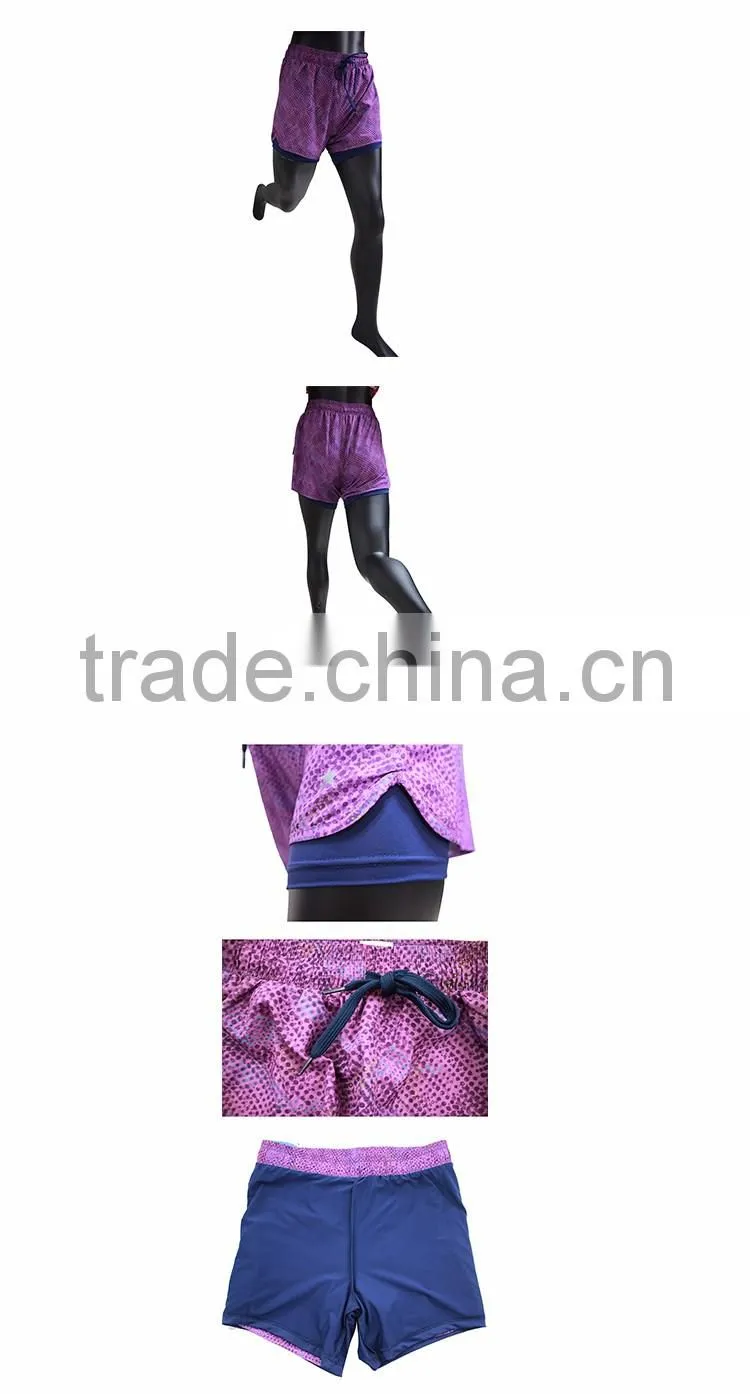 China Top Ten Selling Products Womens Custom Spandex Running Sports Shorts