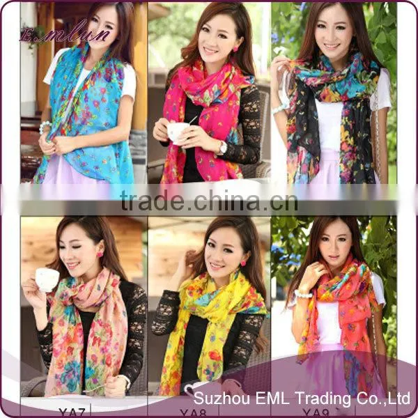 Cheap Promotion & Premium Gift Scarf in Printing design scarf