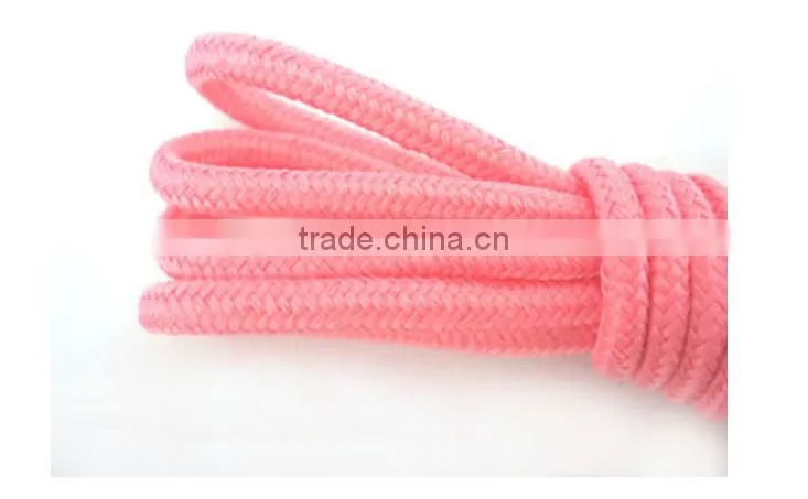 Outdoor shoelaces / round color round belt climbing sports laces 1.3 wholesale