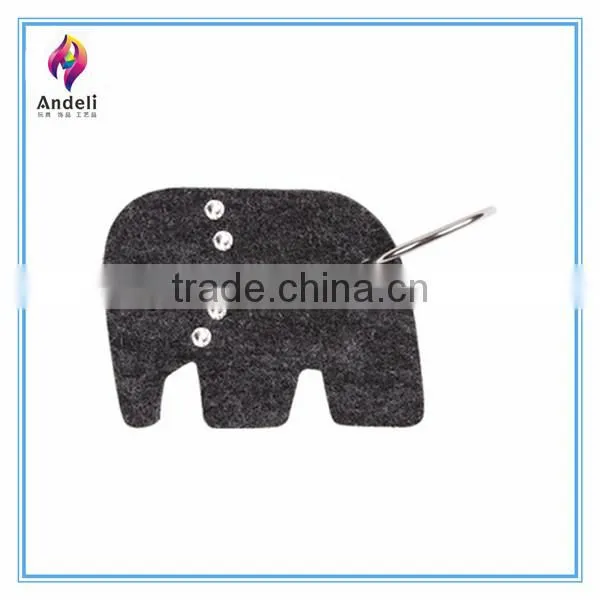 elephant shape handmade blank keyrings wholesale