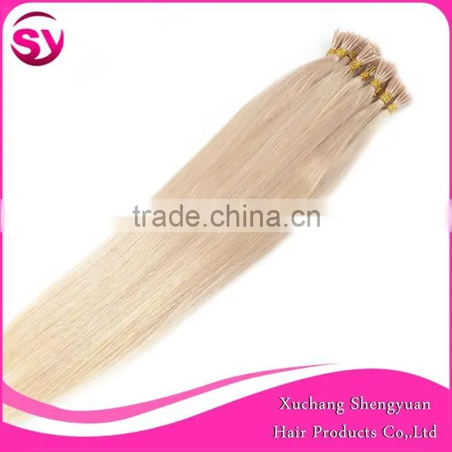 Professional supply human hair extension, Manufacturers selling human pre-bonded hair extension I-tip V-tip U-tip micro loop