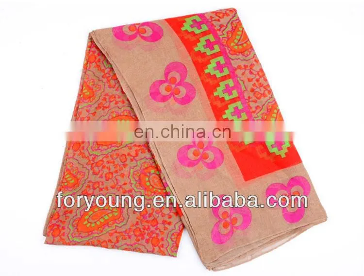 cell prints big size amazing scarf